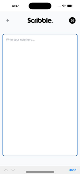 Scribble Notepad Screenshot 2 of 4