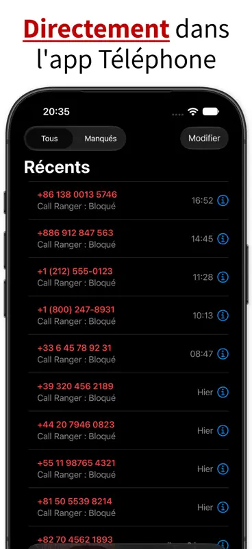 Call Ranger: Bloqueur d'appels screenshot 3 of 7