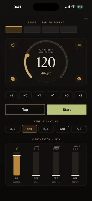 BassEducation Metronome screenshot 3