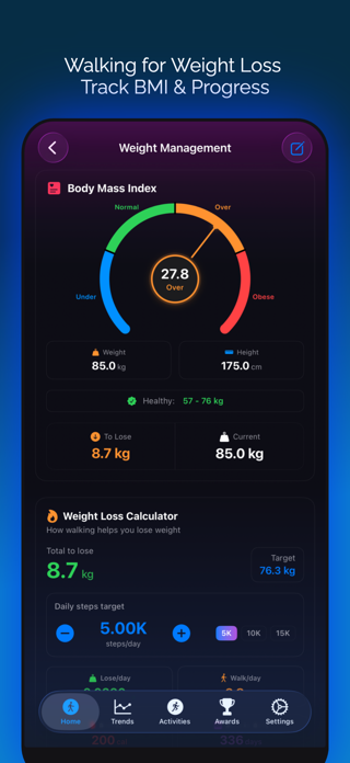 Steply: Step Counter Pedometer Screenshot 5 of 10