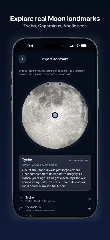 Moonspan: Moon Phase & Lunar screenshot 5 of 10