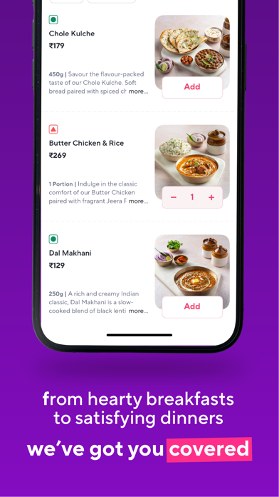 Zepto Cafe: Fresh Food in mins screenshot