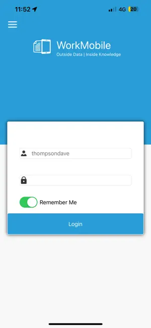 WorkMobile2.0 screenshot 1