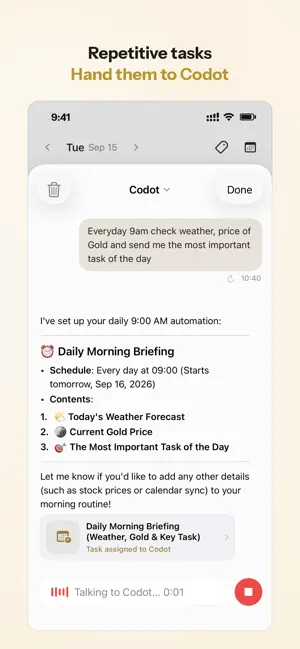 Codot: AI Voice Assistant, CRM screenshot 3
