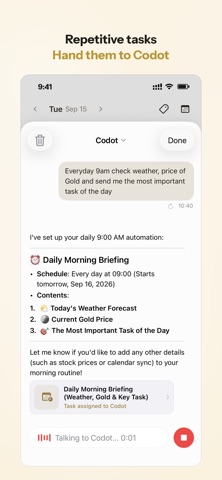 Codot: AI Voice Assistant, CRM Screenshot 3 of 10