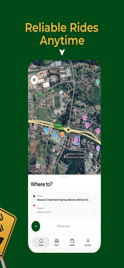 Changu: Food, Rides & Errands - changu-food-ride-hailing-interface