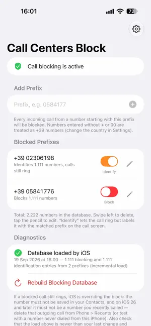 CallCentersBlock screenshot 1