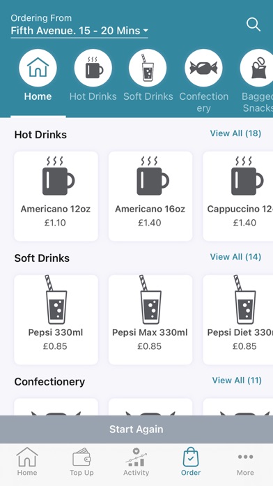 Fifth Avenue Café Screenshot