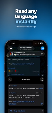 Novagram Messenger Telegram Screenshot 2 of 5