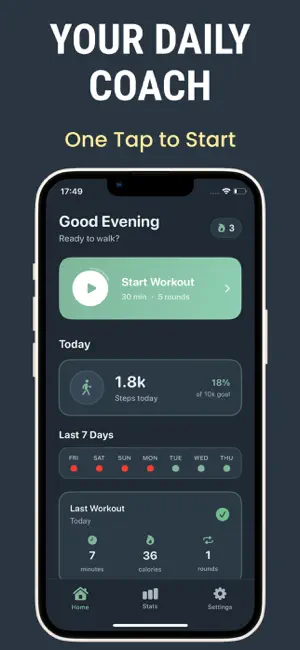 Japanese Walking Workout screenshot 2