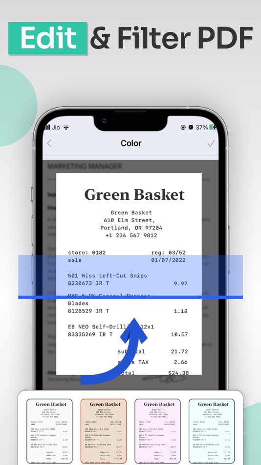 #4. PDF Maker : Doc Scanner & OCR (iOS) 由: Kartik Nakrani