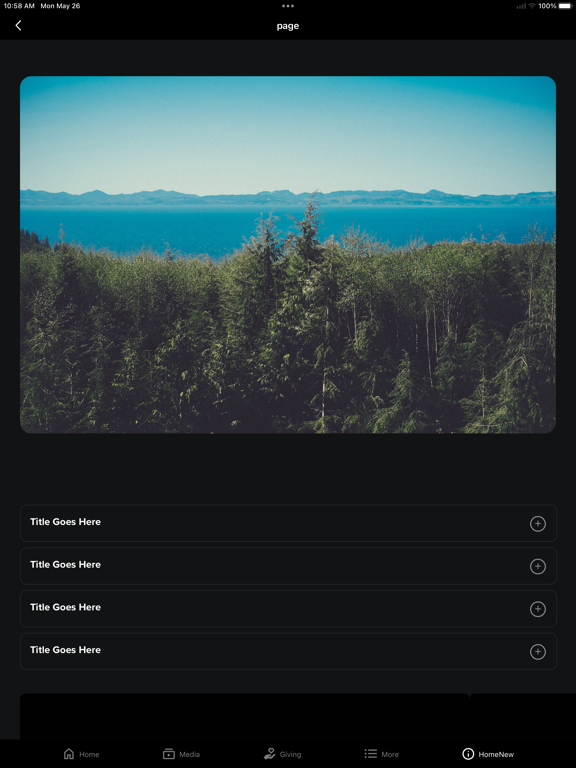 Faith Bible Fellowship iPad screenshot 4 - Lifestyle app