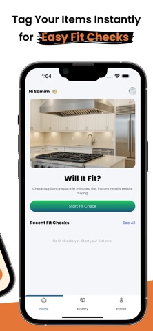 Appliance Fit Check screenshot