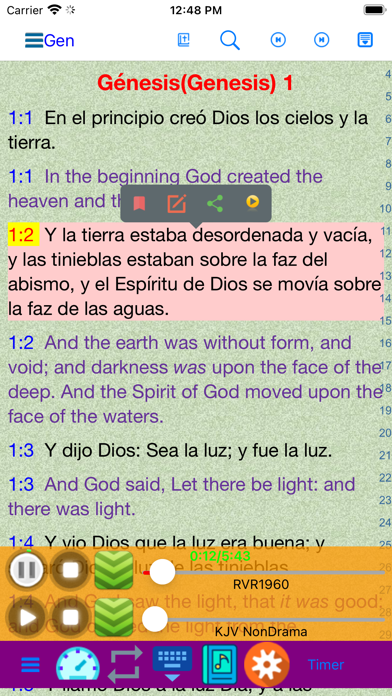 Screenshot #1 pour Español Biblia Reina Valera