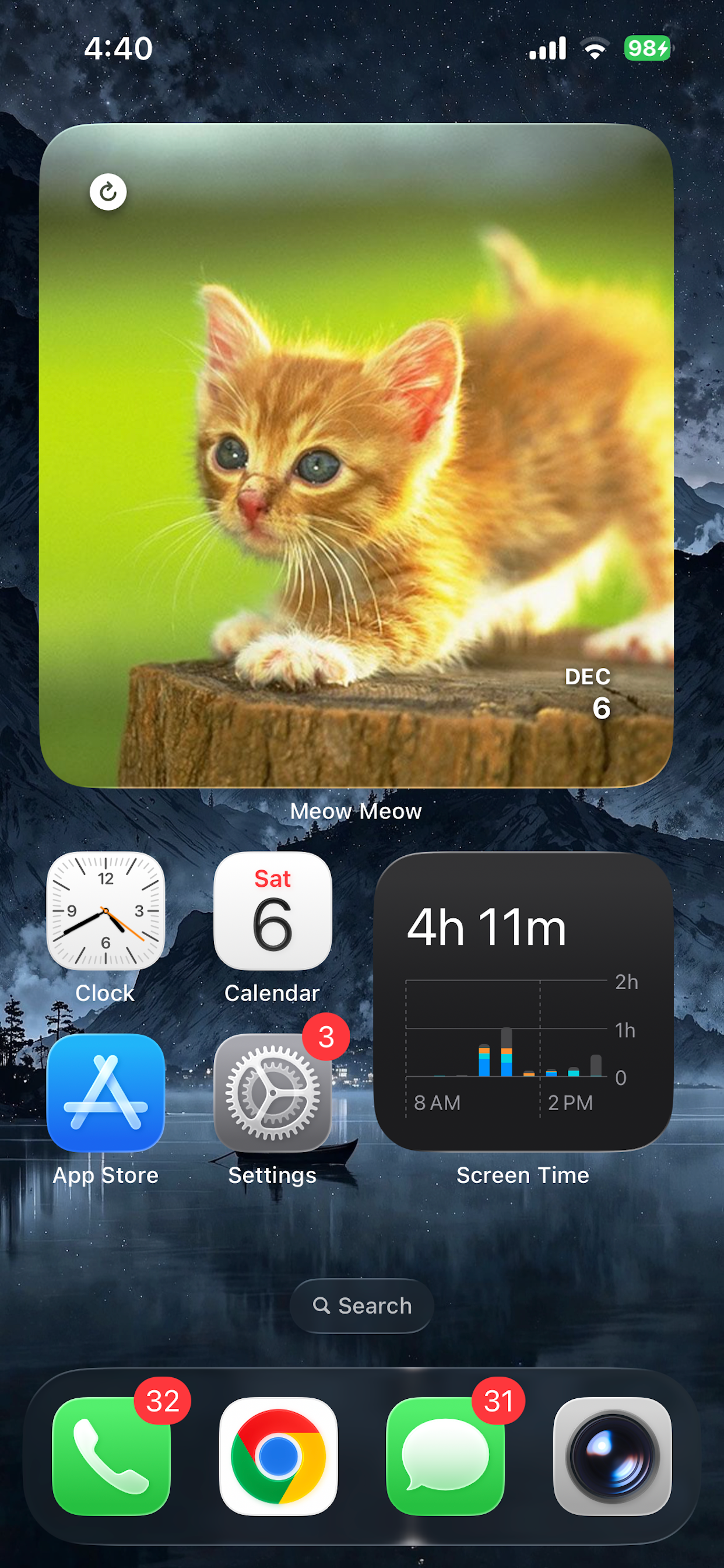 Meow Meow - Cute Cat Widgets