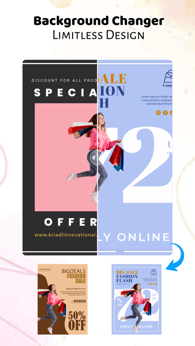 Poster & Flyer Maker : Kriadl Screenshot