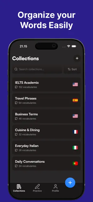Vonote - Vocabulary Tracker screenshot 1