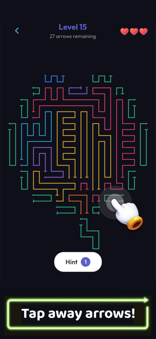 Arrow Rush: Escape Puzzle Screenshot 1 of 5