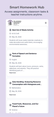 SJSV CBSE iPhone screenshot