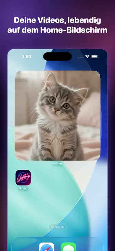 Gifling: Animierte GIF-Widgets screenshot 1 of 4