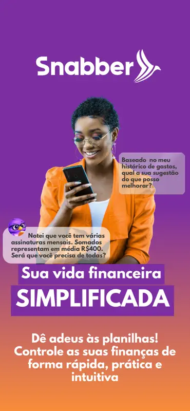 Snabber: Finanças com IA screenshot 1 of 10
