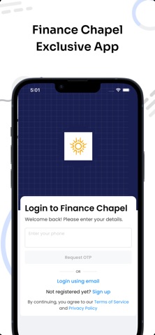 Finance Chapel screenshot