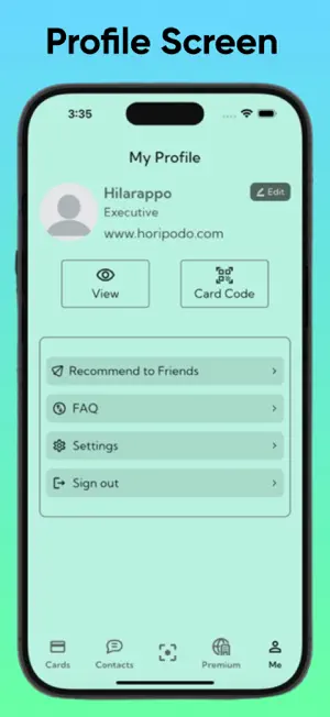Name Cards Scanner screenshot 2