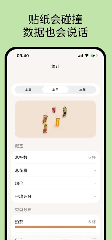奶茶日历-每日奶茶咖啡记录 screenshot 4 of 4