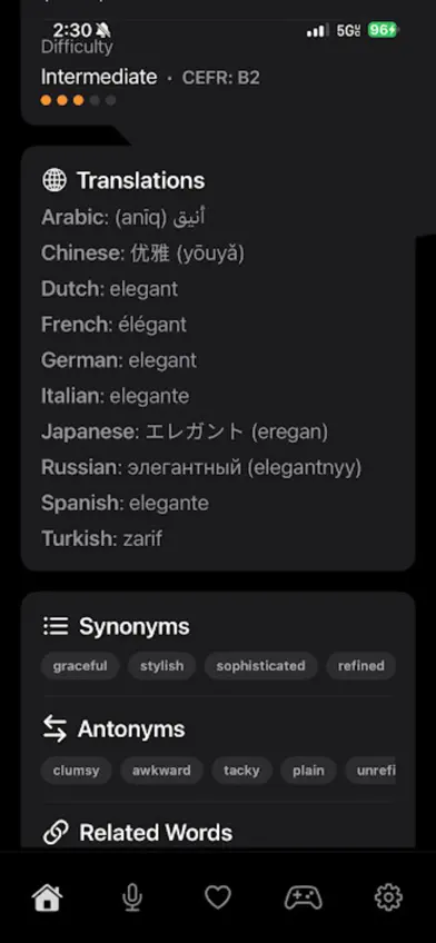Brainy Wormy AI Vocab Helper screenshot 3