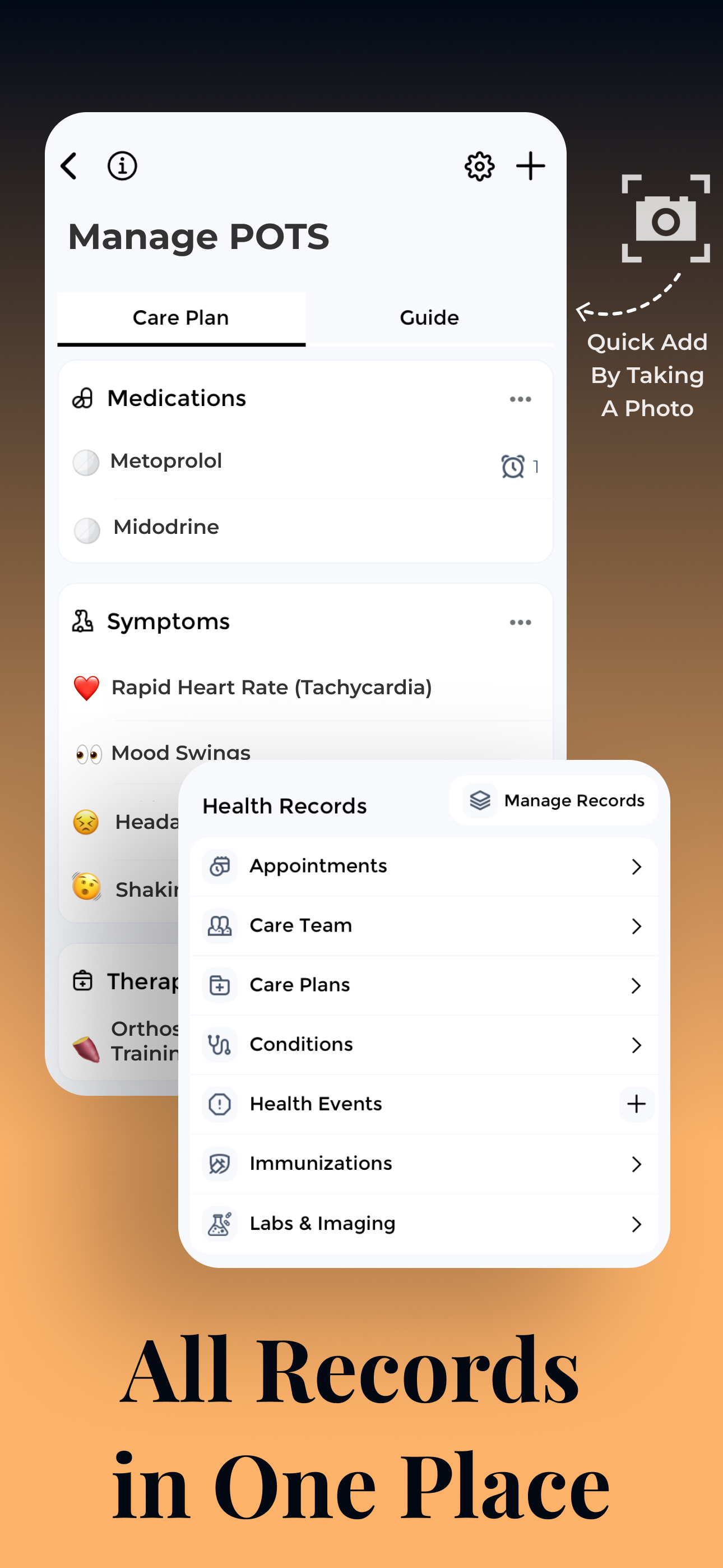 POTS Tracker - Tachycardia