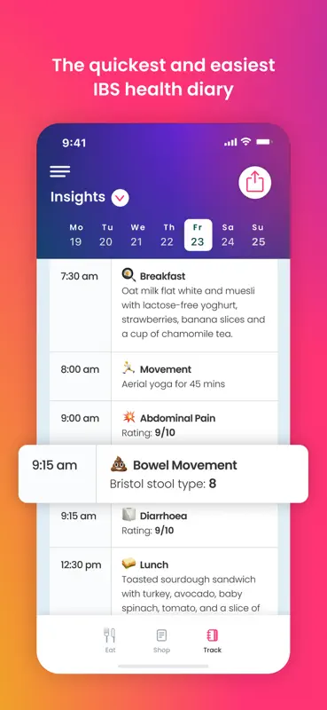 Tummily: Gut & IBS Tracker screenshot 4 of 8