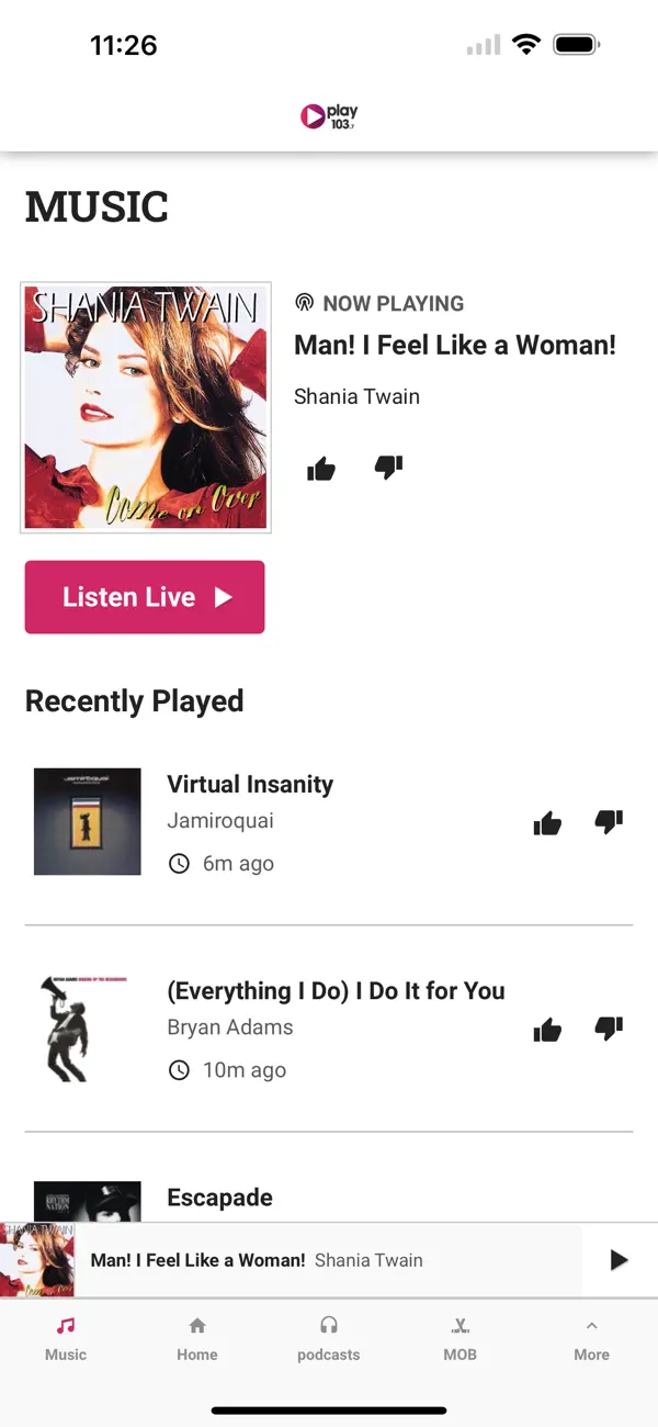Screenshot #1 pour play 103.7