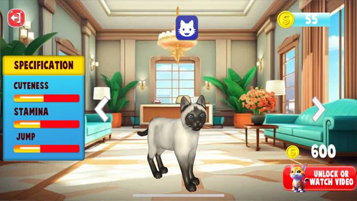 Parkour Tom Cat Simulator Game