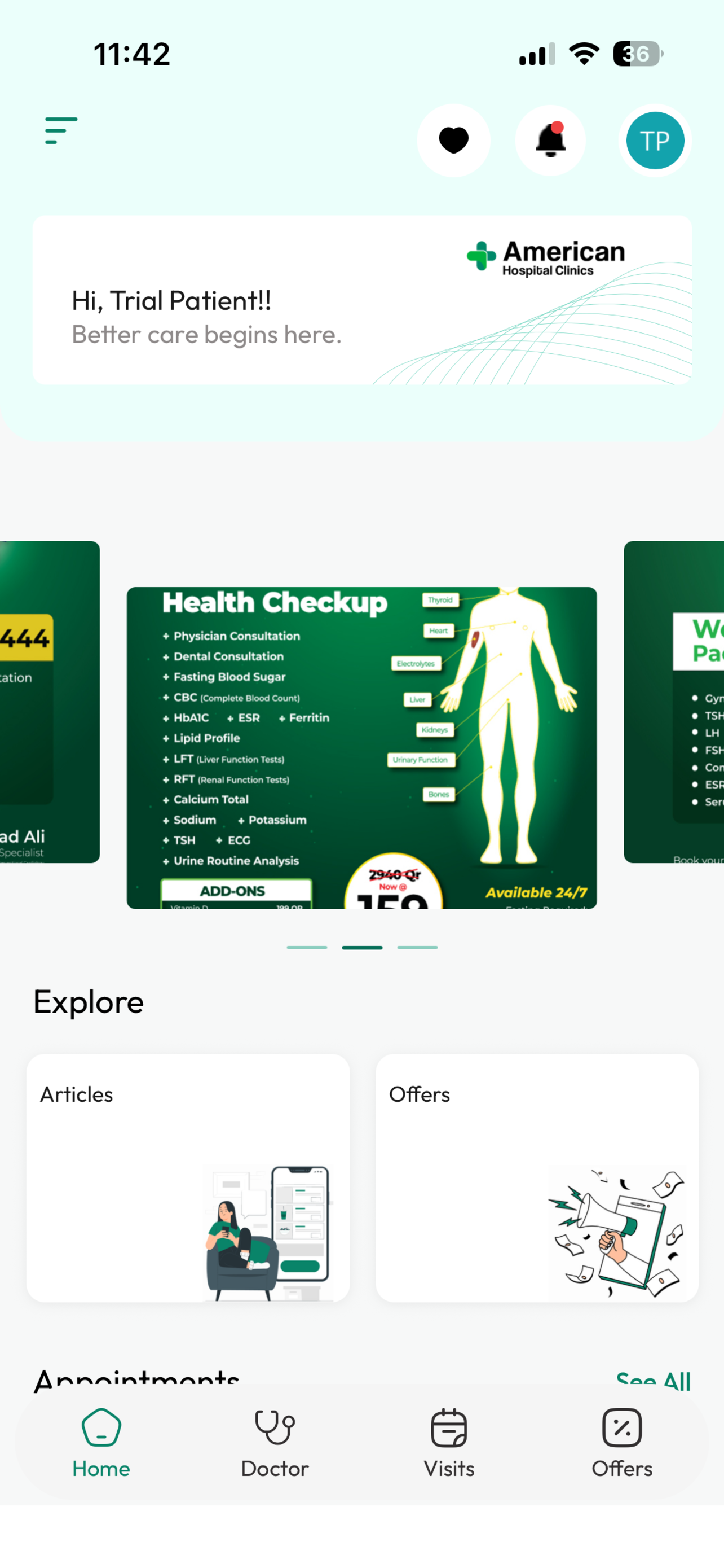 AMERICAN HOSPITAL CLINIC QATAR screenshot 4