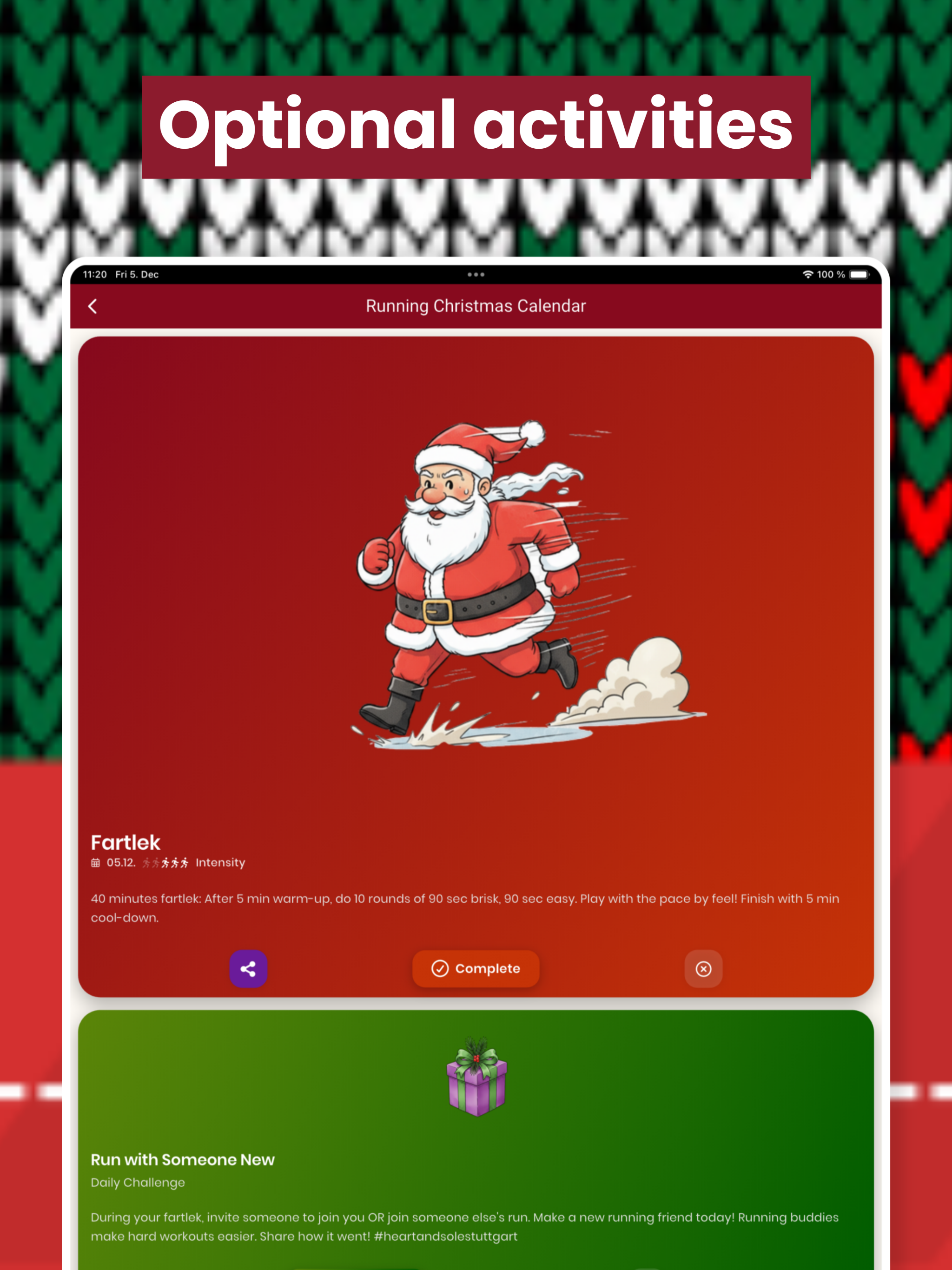 Running Christmas Calendar screenshot 14