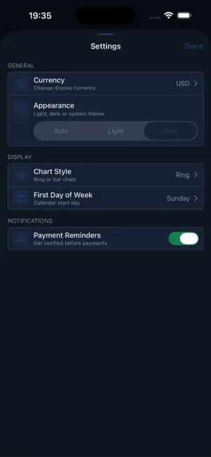StackSubs - Pay Control screenshot 1