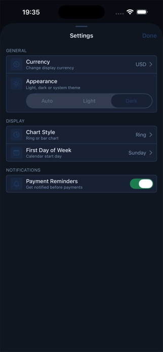 StackSubs - Pay Control Screenshot 1 of 4