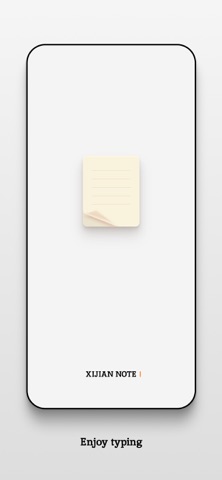 Note by Xi - The Cleanest note iPhone screenshot