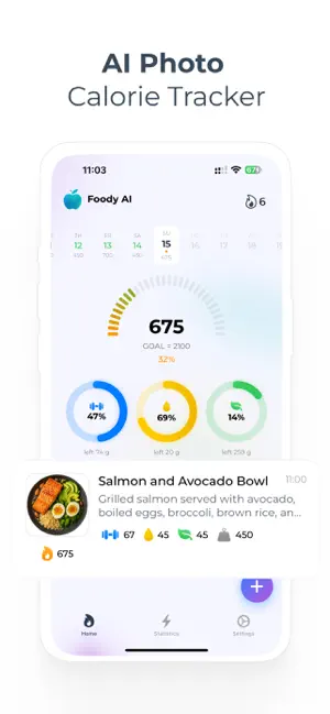 Foody AI - Calorie counter screenshot 1