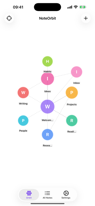 NoteOrbit: Linked Notes Screenshot 1 of 3