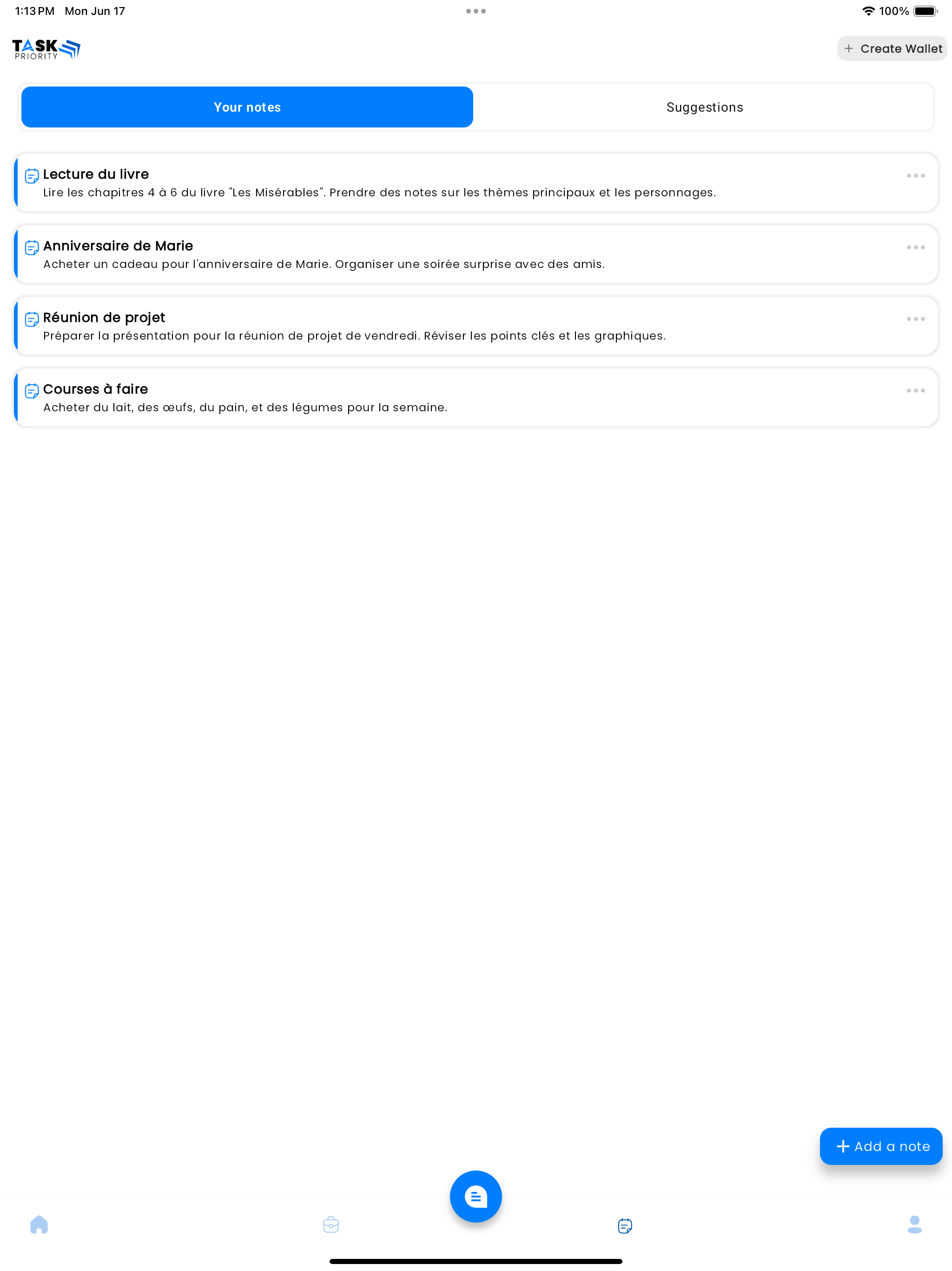Task Priority