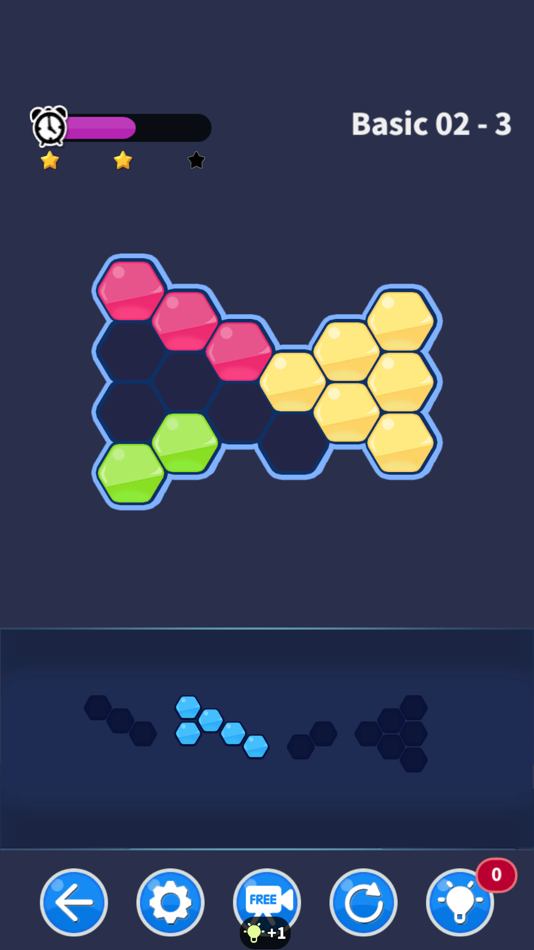 #7. Hexa Block puzzle match game (iOS) By: Nirmita Entertainment