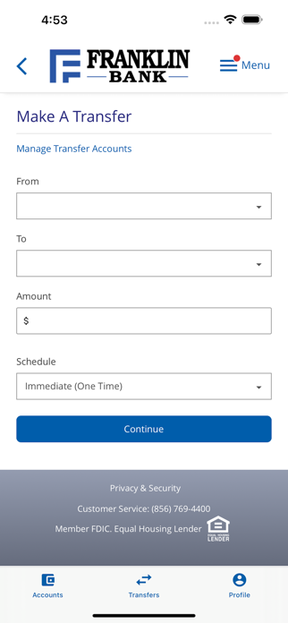 Franklin Bank Screenshot 5 of 5