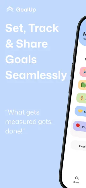 GoalUp: Set, & Track Goals screenshot 1