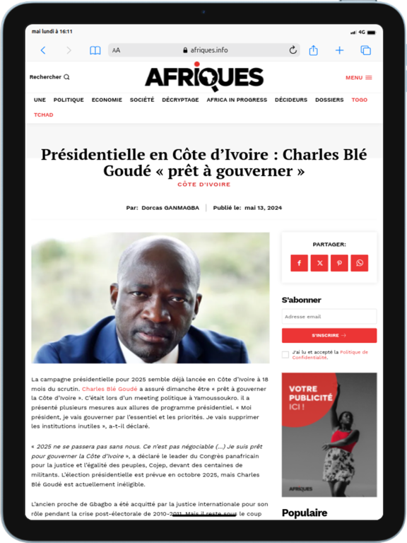 Screenshot #4 pour Afriques info