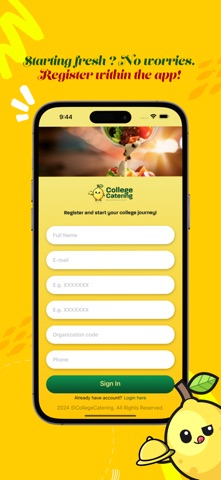 College Catering screenshot