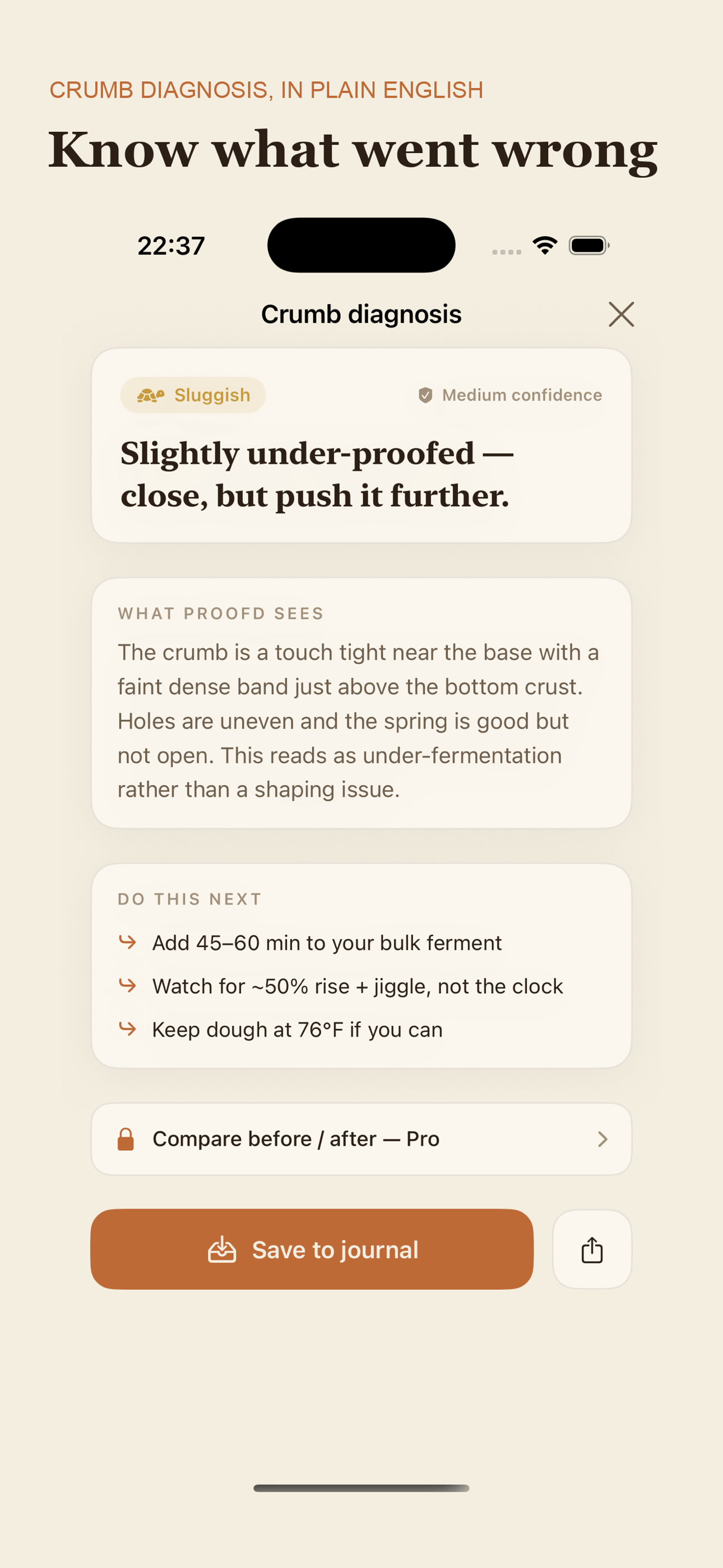 Sourdough Coach: Proofd screenshot 2