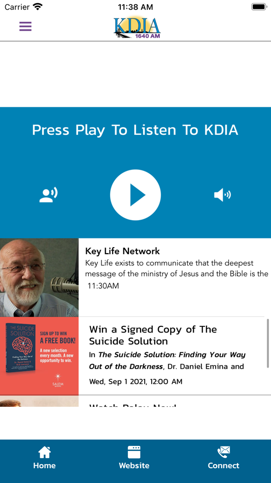 #1. KDIA 1640 AM (iOS) Podle: Salem Radio Operations, LLC