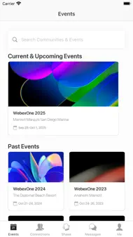 WebexOne Events iphone bilder 1