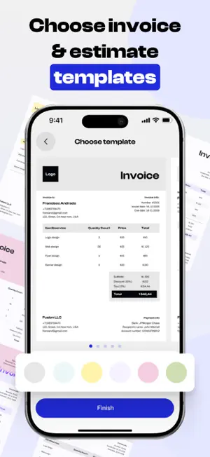 Invoice & Receipt Maker: Quick screenshot 2